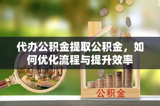 蓝山代办公积金提取公积金，如何优化流程与提升效率