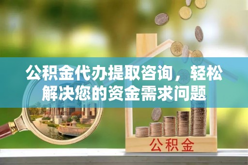蓝山公积金代办提取咨询，轻松解决您的资金需求问题