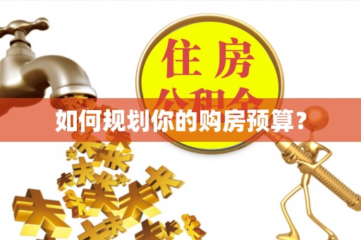 蓝山如何规划你的购房预算？